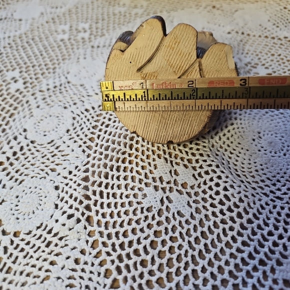 Vintage Artesania Rinconada Tabby Cat Figurine Uruguay Clay Ceramic 3" Chip Paw - Picture 13 of 14